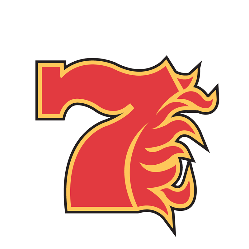 Calgary Flames Entertainment logo iron on transfers